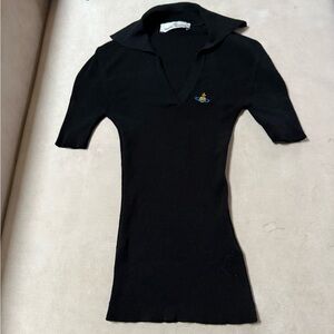 Vivienne Westwood Marina Ribbed Polo Top